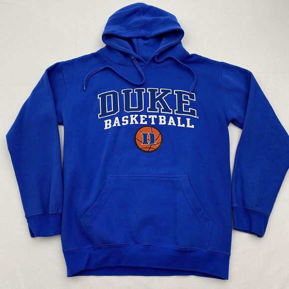 Duke Blue Devils Hoodie Sweatshirt Mens Medium Blue NCAA Basketball Pullover - Picture 1 of 9